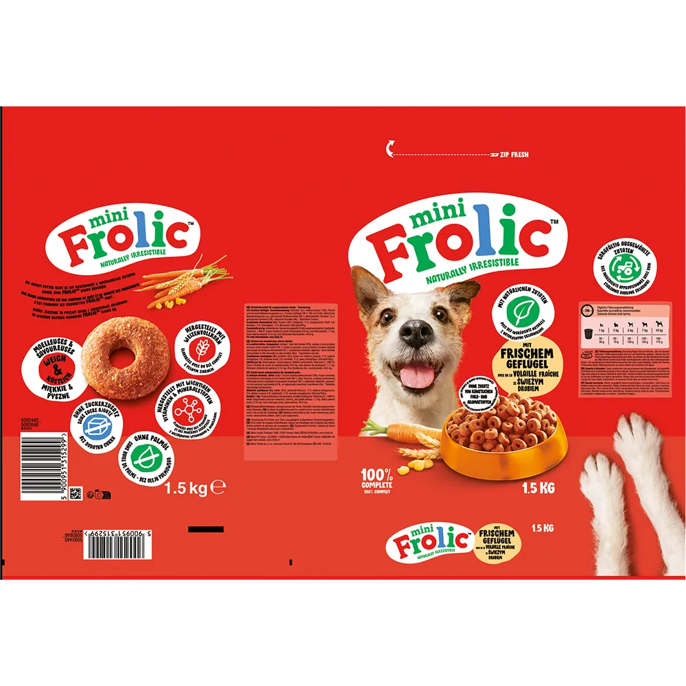 Frolic Mini med Fjerkræ