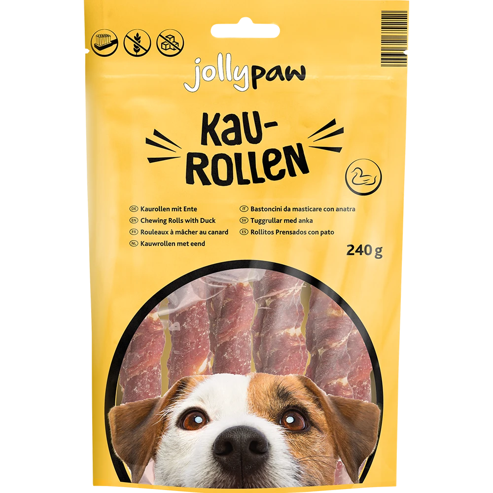 JP Kaurolle weiß mit Ente 12cm