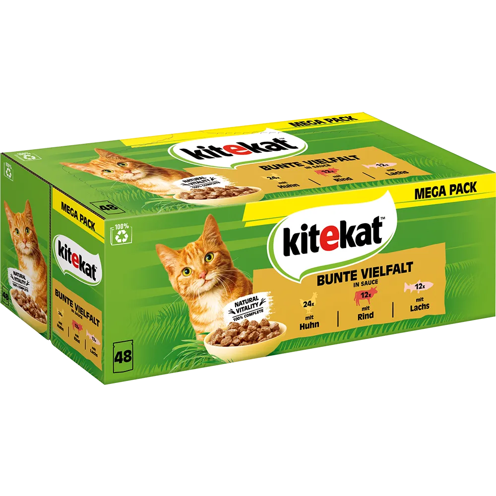 Kitekat Brogede Variation i Sauce