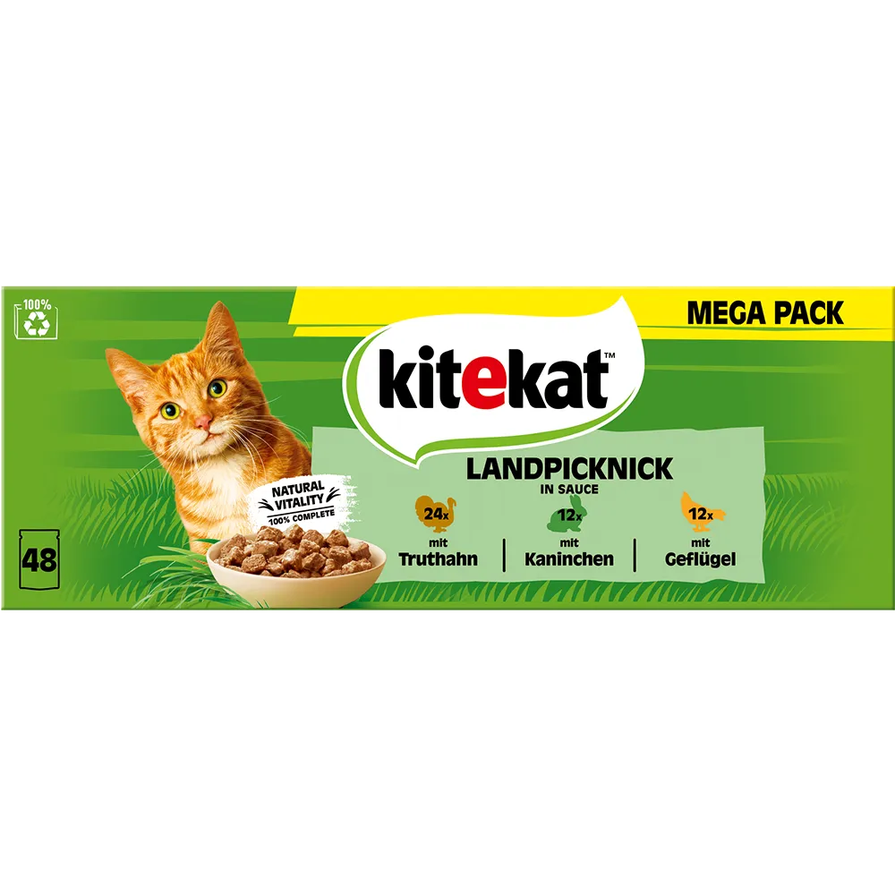 Kitekat Farverig Landpiknik i Sauce