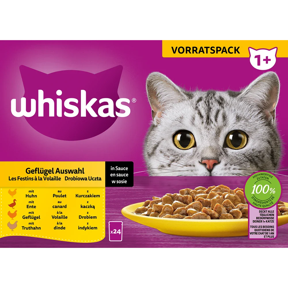 Whiskas Geflügel Sauce 1+