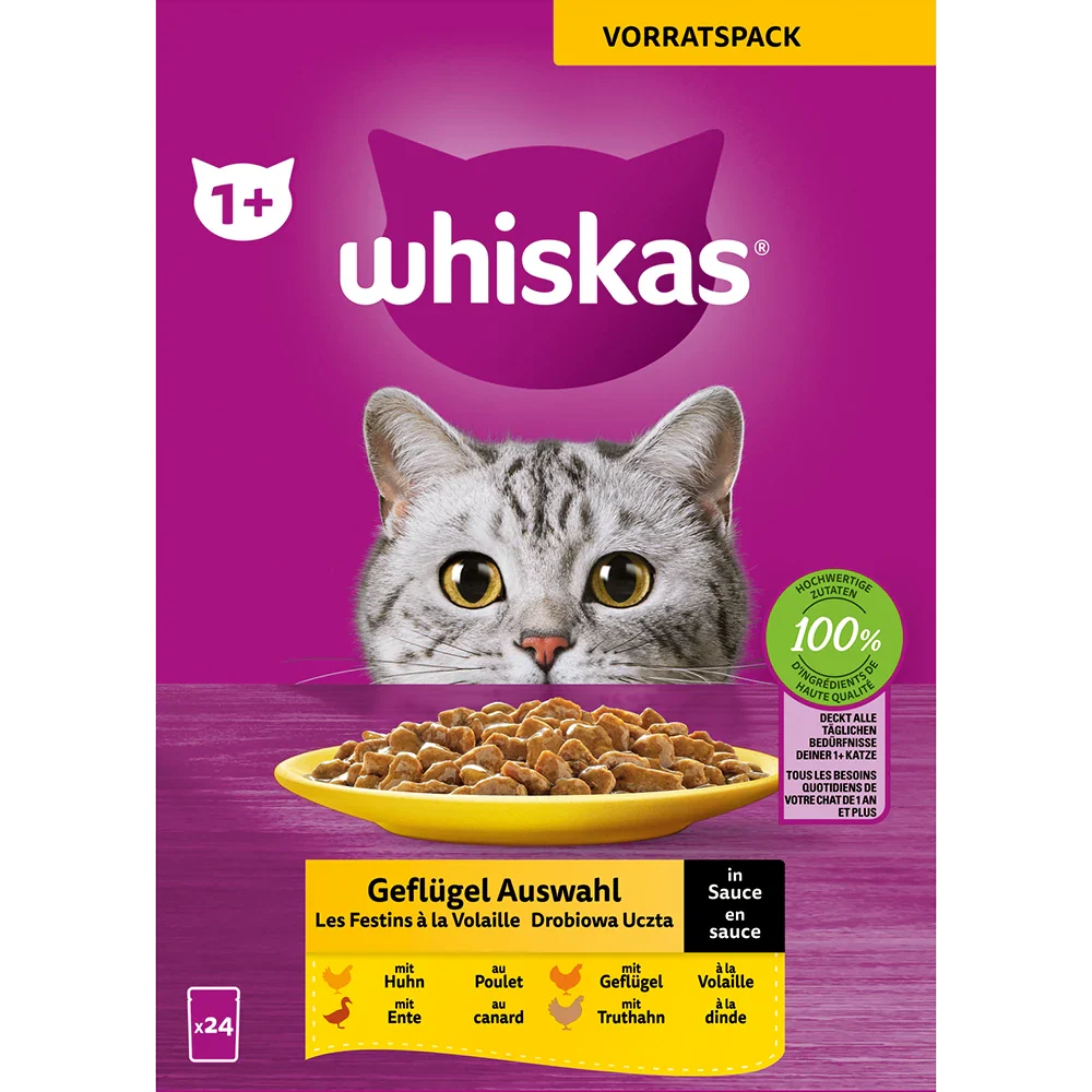 Whiskas Geflügel Sauce 1+