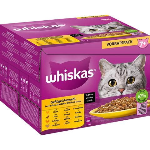 Whiskas Geflügel Sauce 7+