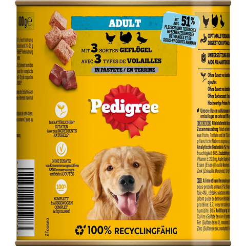 Pedigree 3 Sorten Geflügel