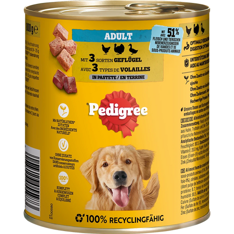 Pedigree 3 Sorten Geflügel
