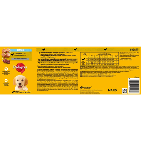 Pedigree Junior Pastete Geflügel