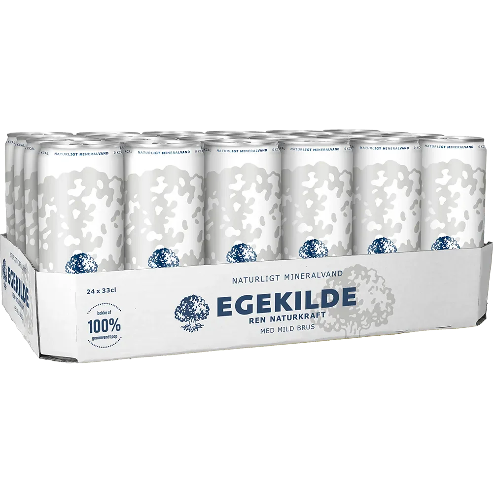 Egekilde med mild brus