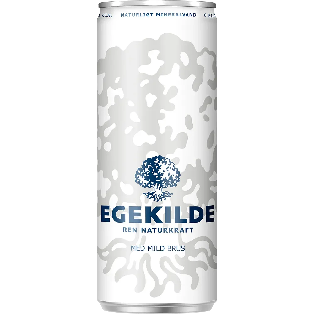 Egekilde med mild brus