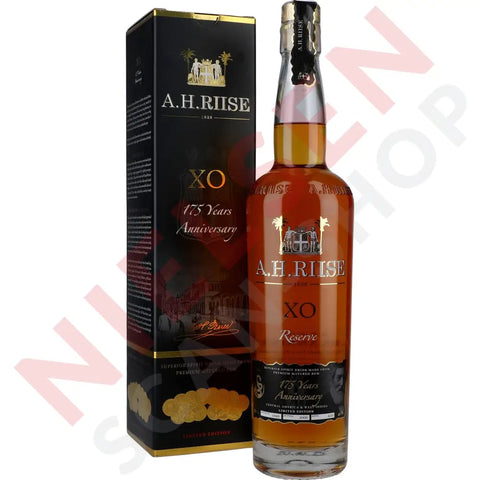 A.H. Riise X.O. 175 Years Anniversary Edition Rum Geschenkbox 42% 0,7 ltr. - AllSpirits