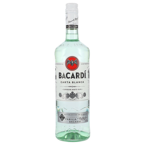 Bacardi Carta Blanca 37,5% 1 ltr. - AllSpirits