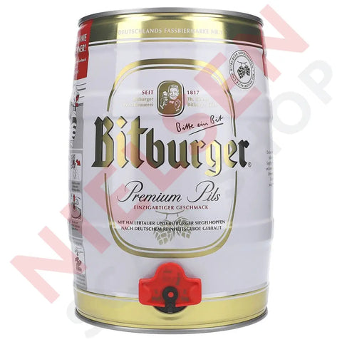 Bitburger Pils 4,8% 5 ltr. - AllSpirits