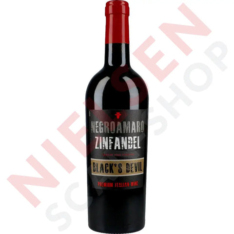 Negroamaro Zinfandel Black's Devil 15% 0,75 ltr. - AllSpirits