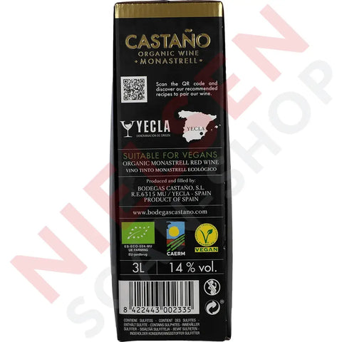 Castaño Organic Monastrell Vin