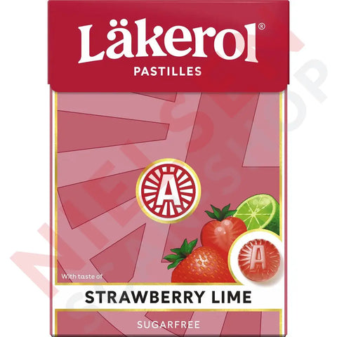 Cloetta Läkerol Big Pack Strawberry Lime Slik & Dagligvarer