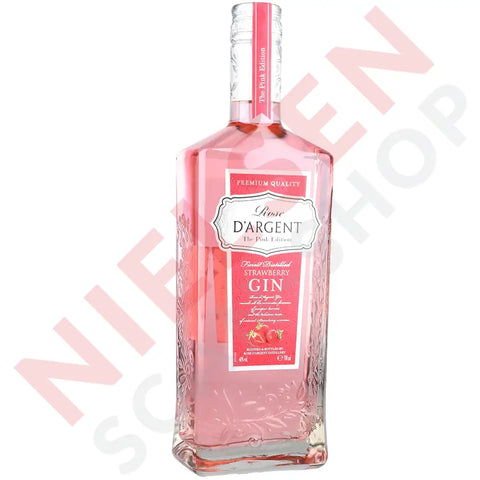 D’argent Rose Pink Strawberry Gin Spiritus