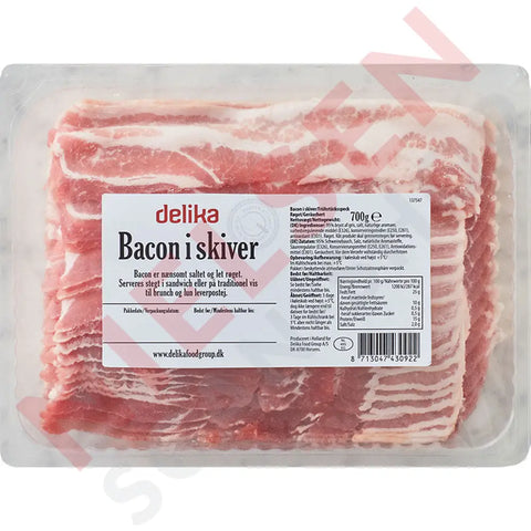 Delika Bacon I Skiver Frühstücksspeck Slik & Dagligvarer