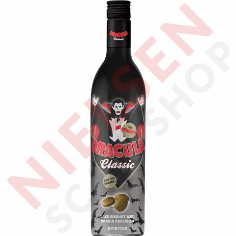 Dracula Classic Lakridsshot Med Draculabolcher Spiritus