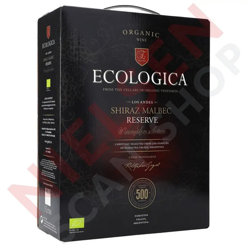 Ecologica Shiraz&Malbec Reserve 12,5% 3 ltr. - AllSpirits