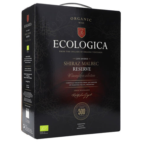 Ecologica Shiraz&Malbec Reserve 12,5% 3 ltr. - AllSpirits