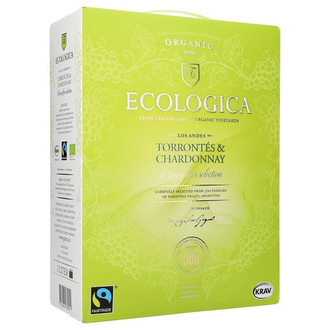 Ecologica Torrontes & Chardonnay 12,5% 3 ltr. - AllSpirits