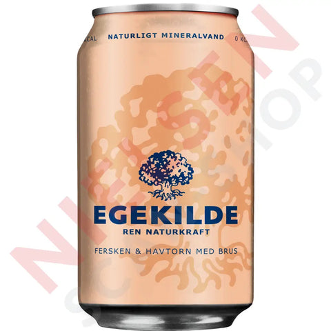 Egekilde Fersken & Havtorn Med Brus Softdrinks Energydrinks