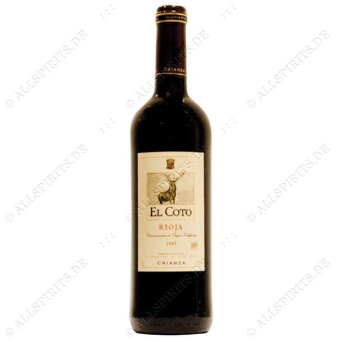 El Coto Crianza 13% 0,75 ltr. - AllSpirits