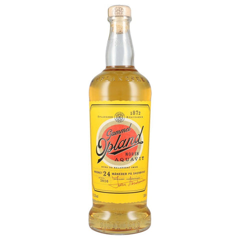 Gammel Opland Aquavit 41,5% 1 ltr. - AllSpirits