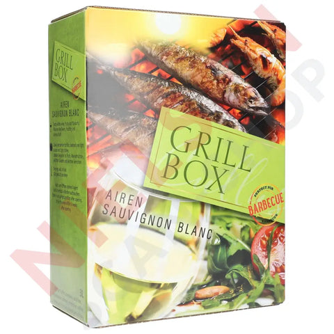 GRILLBOX Airen Sauvignon blanc 11% 3 ltr. - AllSpirits