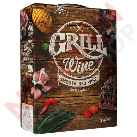 Grill Wine Smooth red 15% 3 ltr. - AllSpirits