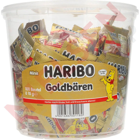 Haribo Goldbären Minis – 100 Beutel á 10g – 1kg - AllSpirits