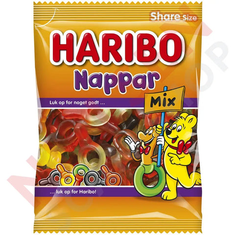 Haribo Dk Nappar Mix Slik & Dagligvarer