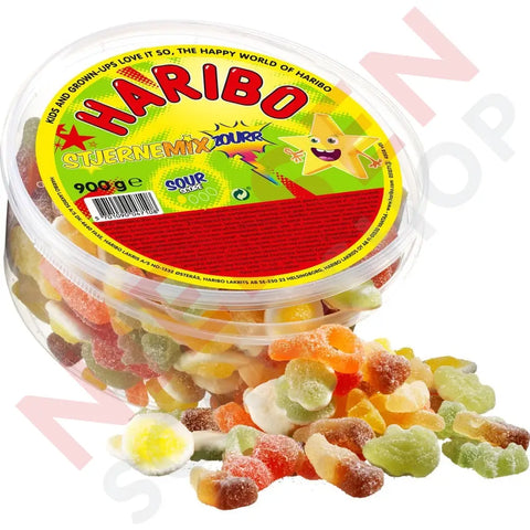 Haribo Dk Stjerne Mix Sour Slik & Dagligvarer