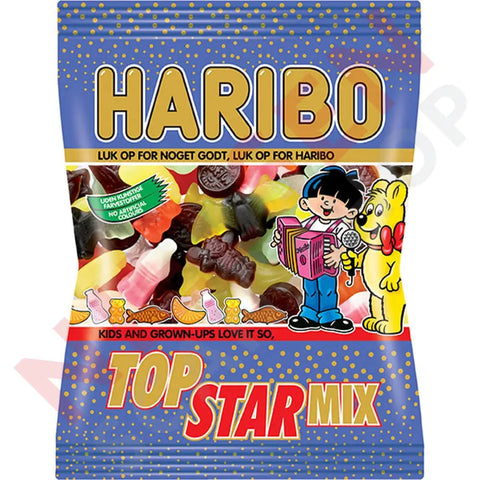 Haribo Dk Top Star Mix Slik & Dagligvarer