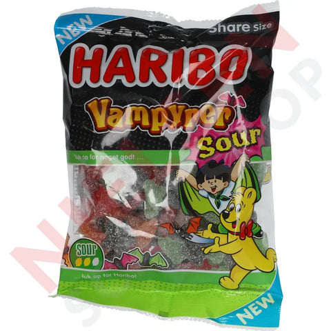 Haribo Dk Vampyrer Sour Slik & Dagligvarer