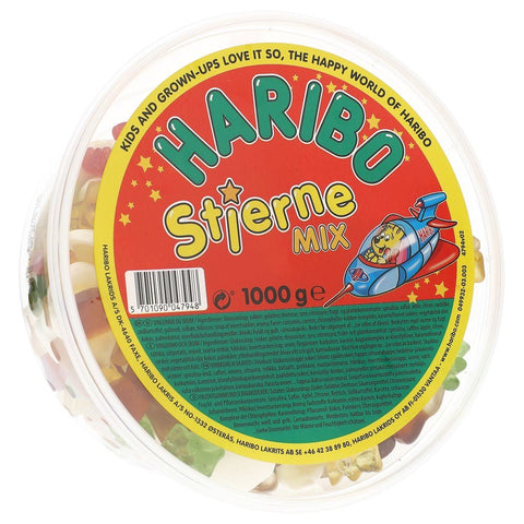 Haribo Stjerne Mix 1 kg - AllSpirits