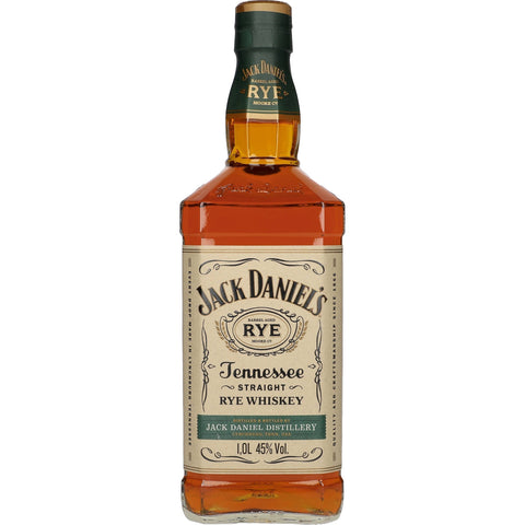 Jack Daniel´s Straight Rye Whiskey 45% 1 ltr. - AllSpirits