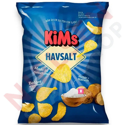 Kims Chips M. Havsalt Slik & Dagligvarer