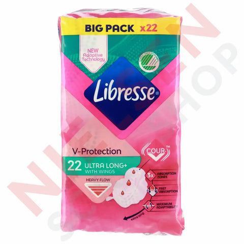 Libresse Ultra Long + Wing Bigpack Husholdning & Hygien