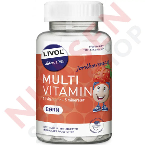 Livol Multivitamin Børn Jordbær