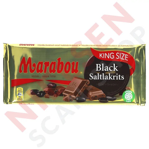 Marabou Black-Saltlakritz 220g - AllSpirits