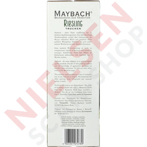 Maybach Riesling Vin