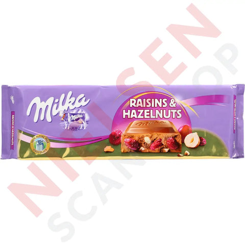 Milka Raisins & Hazelnuts Slik Dagligvarer