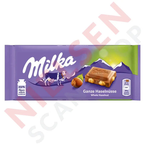 Milka Whole Hazelnuts Slik & Dagligvarer