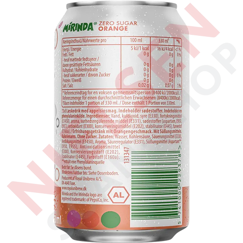 Mirinda Orange Zero Sugar Softdrinks & Energydrinks