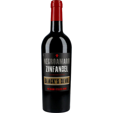 Negroamaro Zinfandel Black's Devil 15% 0,75 ltr. - AllSpirits