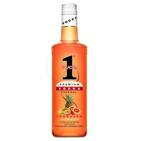 No. 1 Premium Vodka Tropical 37,5% 1 ltr. - AllSpirits