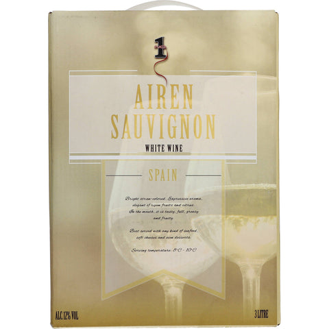 No.1 White Wine Spain 12% 3 ltr. - AllSpirits
