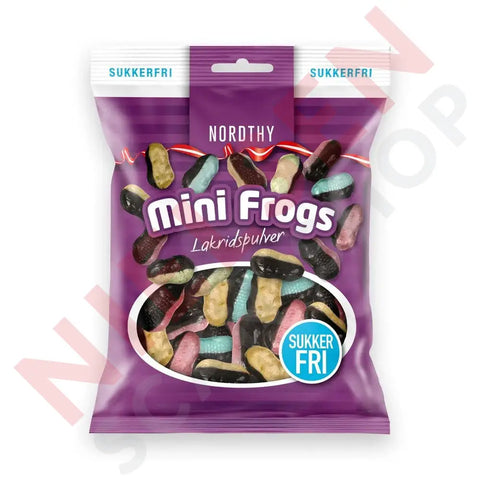 Nordthy Sukkerfri Mini Frogs Slik & Dagligvarer