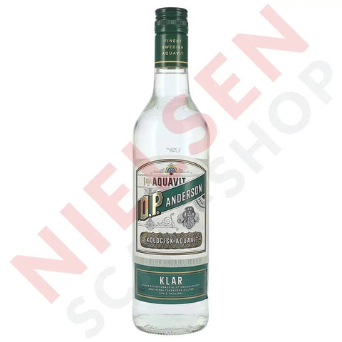 O.P. Anderson Klar Ekologisk Aquavit 40% 0,7 ltr. - AllSpirits