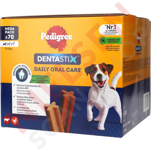 Pedigree Dentastix Mp Für Kleine Hunde 70Er Dyrefoder